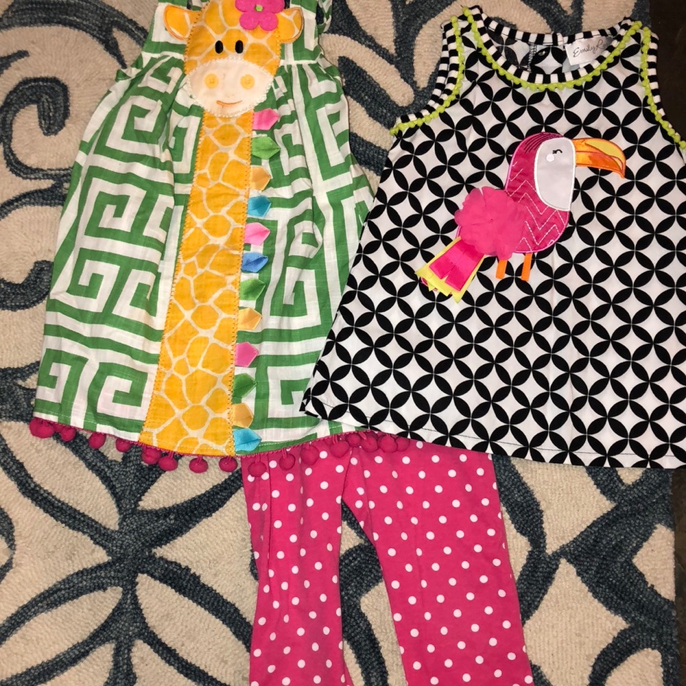 Matching toddler girl set